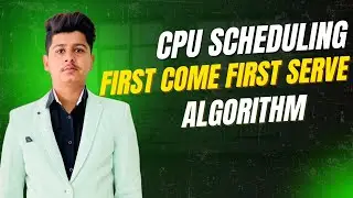 FCFS  Algorithm Explained with Different Arrival Times | Gantt Chart, Waiting & Turnaround Time