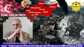 Turkiede er titreme hadysasy sebapli helak bolonlorun yagty yadygarligine ...