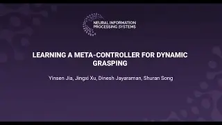 Learning a Meta-Controller for Dynamic Grasping