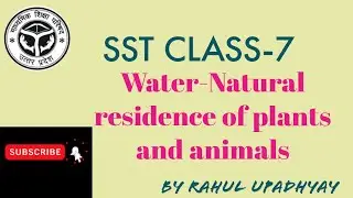 Water- Natural residents of plants and animals