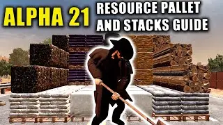 What's In These New Resource Pallets? | Alpha 21 | 7 Days To Die