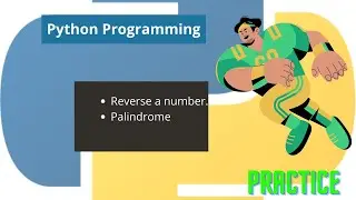 write a program to reverse a number. Palindrome program in python.
