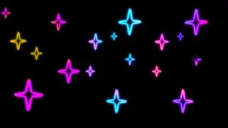 Flashing Disco Lights 1 Hour ✨Changing Colorful Stars Home Party Background
