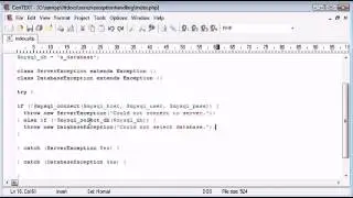 Custom Exception in PHP