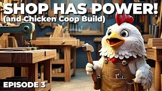 Powering Up! Woodworking Shop Electrical Buildout: (Episode 3)