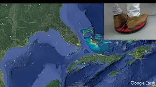 Google Earth with the 3dRudder as a joystick
