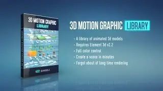 VIDEOHIVE 3D MOTION GRAPHIC LIBRARY Free Download After Effects Templates
