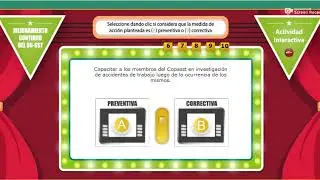 Actividad Interactiva   Identificación de acciones preventivas y correctivas