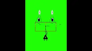Neon flasher  220V AC 2 channel 
