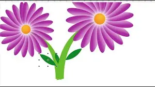 How to make a flower in Corel draw
