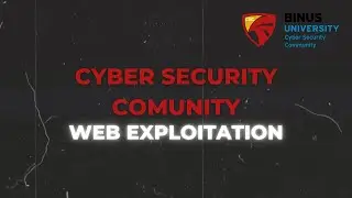 WEB EXPLOITATION😧!! APA SIH ITU?