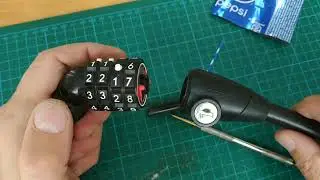 HOW TO OPEN AN ABUS BIKE LOCK/