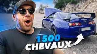 He's blowing me away with his 1,500 HP Supra 😨😱!! €100,000 worth of prep work 🥵🥵!!