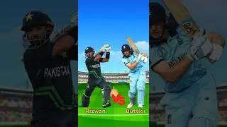Md Rizwan Vs Jos Buttler || 3 Balls Challenge 🏏 #shorts #cricket #realcricket24