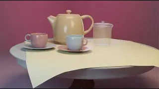 [time lapse] Teatime 🌱 | Jar 🫙 + Teacup 🍵 + Teapot | Blender - 3D modelling