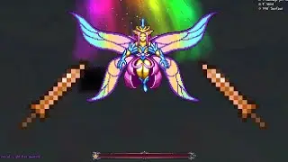 Copper Shortsword daytime Empress of Light, expert mode