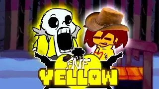 FNF: Friday Night Funkin': Yellow V1 YELLOW SANS VS FRISK