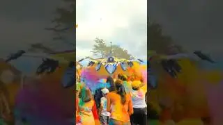 Holi status green screen video effect template