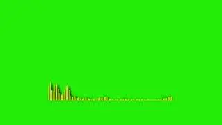 Audio Spectrum Visualizer Green Screen