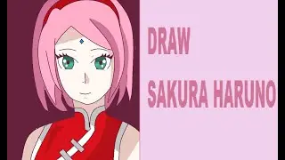 Draw Sakura Haruno from Boruto
