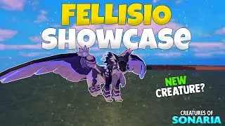 FELLISIO Showcase - NEW Creature!! | Creatures of Sonaria