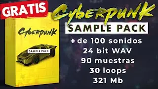 🔥[FREE] Cyberpunk SAMPLE PACK 🎁 + Over 100 Sounds 🚀 24-bit WAV