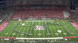 2013 Pride of Arizona Marching Band. Pre Game Show (NAU Game)