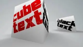 Cube Text | After Effects Template 753349