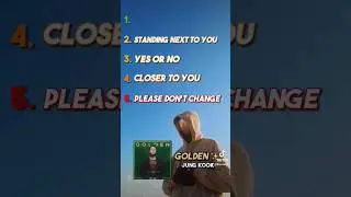 Ranking the best songs on GOLDEN 🔥 #jungkook #golden #album #ranking #songs #music #release #shorts