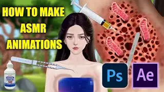 [ 2024 ] skincare animation tutorial in after effects | How to make pimples removal ASMR Animation