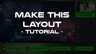How to make a streaming layout like CaponDesignTV