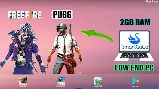 LOW END PC EMULATOR FOR FREE FIRE 2021  |  PUBG  | 2GM RAM