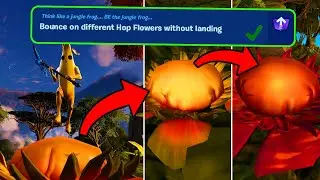 How to EASILY Bounce on different Hop Flowers without landing (3) | Fortnite Week 5 Challenge Guide