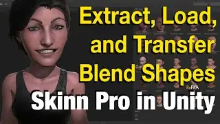 Skinn Pro: Extract Load Transfer Blend Shapes in Unity