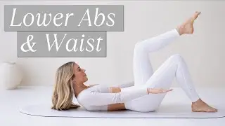 Quick Lower Abs & Waist Toning Pilates 🤍 Tone your lower belly and waist