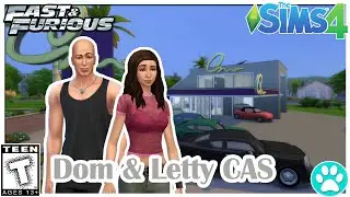 |Dom & Letty: The Fast & Furious| The Sims 4: CAS