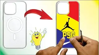 iPhone 16 Pro Max Case Sticker Design PSG and Nike