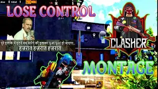 PUBG MOBILE || MONTAGE || CLASHER ONLINE || 5 FINGERS+FULL GYRO GAMEPLAY PUBGM VIDEO