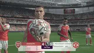 Arsenal vs Man United | PES 2021 Realistic Matchday Experience (Full Mod Gameplay)