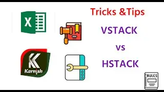 Excel Tricks & Tips | VSTACK vs HSTACK | How to use VSTACK & HSTACK (Advanced)