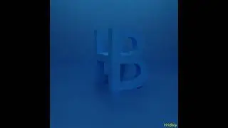 3D Dual Letter Illusion | Looping Animations [13] | Cycles Render