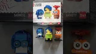 Joy,Sadness & Anxiety#legobuild #shortsfeed#legobrickheadz#tutorial#trending#insideout2#building