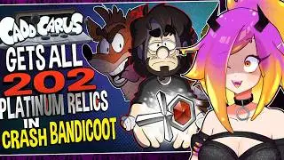 THATS DEDICATION! - The Cruel World of Getting ALL 202 Platinum Relics in Crash Bandicoot Reaction