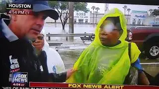 Hurricane Harvey - Awkward News Interview Question