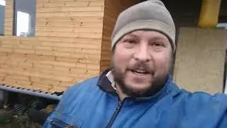 За дровами на минитракторе.