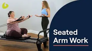 Seated Arm Work Series on the Allegro® Reformer Extended Carriage Pad | Exercise Break