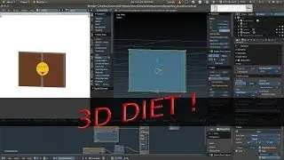 Blender : Bake Texture and Normal Map to reduce cost