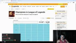 tyler1 can you name the league of legends champions?