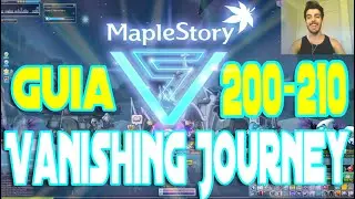 Maplestory Vanishing Journey  Guia lv 200-210