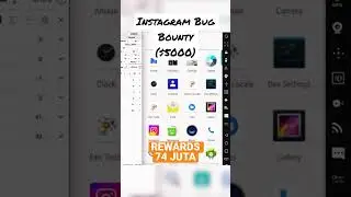 WOW!!! Dapat 74 Juta karena nemuin BUG di INSTAGRAM #fypyoutube #bugbounty #bugbountytips #facebook
